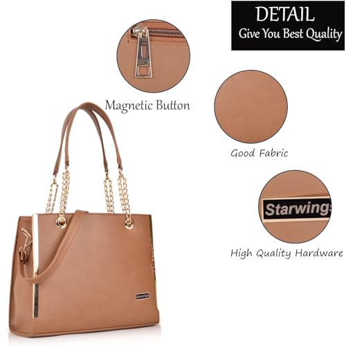 Image of STARWINGS PU Synthetic Leather Women's Satchel Bag | Ladies Travel Handbag