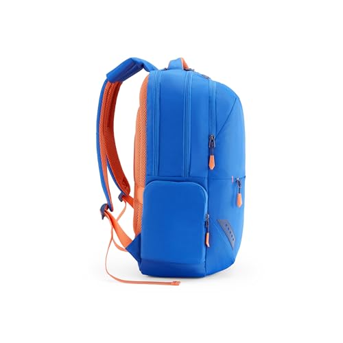 Image of American Tourister Brett 4.0 | 32.5 Ltrs | 3 Compartments | Bottle Pocket | Ergonomic Padded Back Panel & Shoulder Straps | Laptop Backpack | 1 Year International Warranty | Elemental Blue