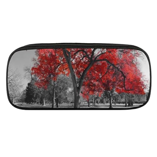 ペンケース 筆箱 大容量 軽量 紅葉 秋 秋の木 もみじ 筆入れ ふでばこ ペンポーチ 多機能 コンパクト シンプル おしゃれ 中小学生 高校生 女の子 男の子