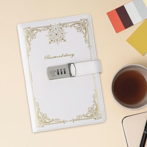 Carnet sécurisé Qianly blanc pour enseignants réflexion et notes