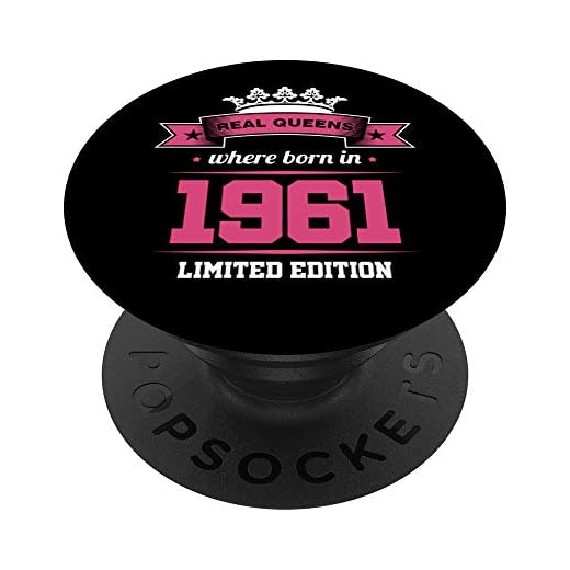 Regalo de cumpleaños para abuela 62ª mamá 1961 PopSockets PopGrip Intercambiable
