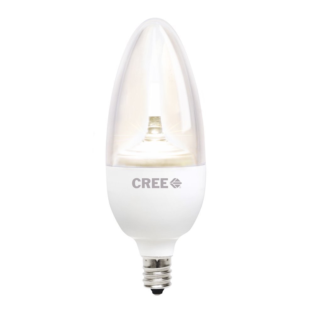 Cree BB13-03527OMC-12DE12-1C600 TW Series 40W Equivalent Candelabra Decorative Dimmable LED Light Bulb (9-Pack), Soft White