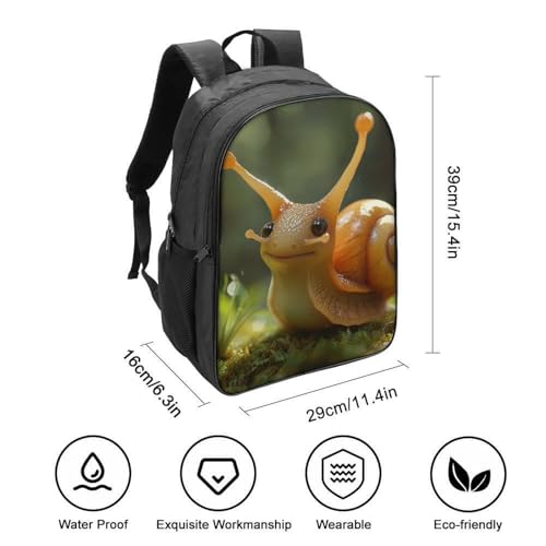 Mochila para niños impermeable de caracol para días de lluvia y colegio 2