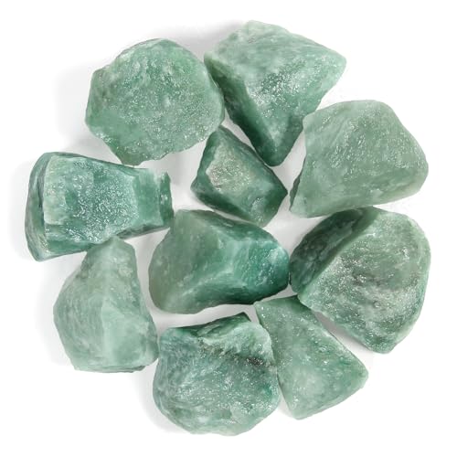 500 gramos de piedras naturales en bruto de aventurina verde,