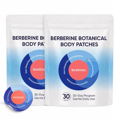 BODUNMSCA Plant-Based Body Patches Gentle Daily Use 60 Count (2 Packs) (2PCS)