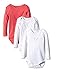 Produktbild NAME IT Baby-Mädchen NITBODY LS M G NOOS Body, Mehrfarbig (Rouge Red), 92 (3er Pack)