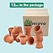 vensovo 2.5 Inch Small Terracotta Pots - 12 Pack Terra Cotta Terra Cotta Pot with Drainage, Clay Ceramic Pottery Planter for Indoor/Outdoor Plants, Crafts, Wedding Favor