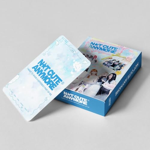 DEFGNOP Generisch ILLIT 55 Stück Personal Merch Postkarten Karten Fotokarten, NOT CUTE ANYMORE (A)