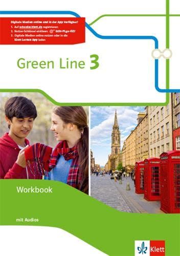Green Line 3: Workbook mit Audios Klasse 7 (Green Line. Bundesausgabe ab 2014)