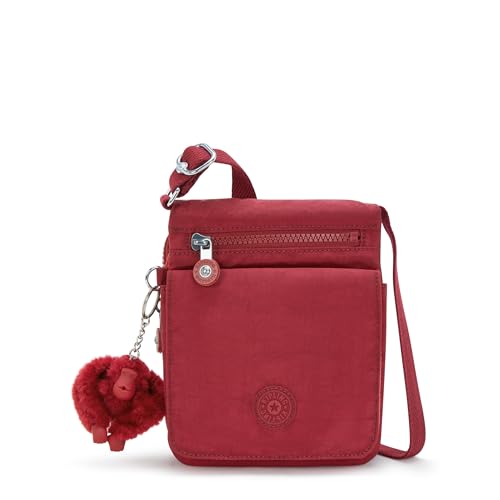 Kipling Damen New Eldorado Crossbody, Funky Red