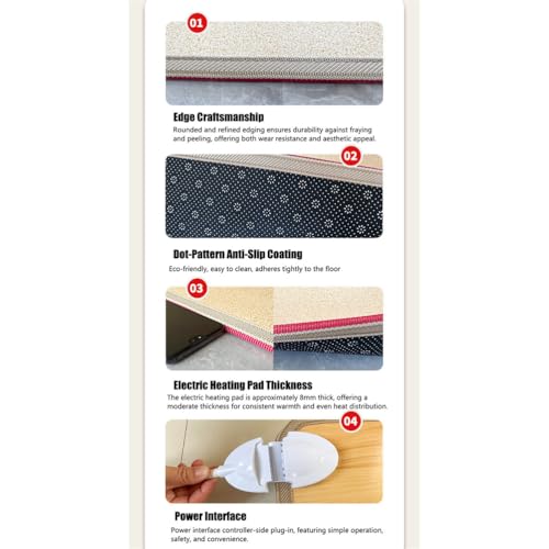 Tapis de yoga chauffant en graphène pour un espace bien-être à la maison