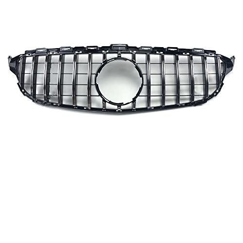 �p W205 �O���� C205 C 2014-2021 C200 C260 C180 C250 C300 �N�[�y AMG C43 �`���[�j���O GT GTR �_�C�������h�t�����g�o���p�[ �t�����g�L�h�j�[�O����(A 14-18 Chrome Silvery