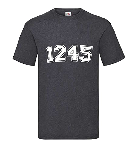T-shirt homme anti-serrage gris foncé XXXL vêtement confortable