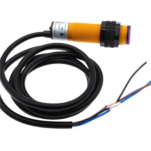 1pcs Proximity/Diffuse Reflection Switch Sensor DC12V E3F-DS10 NPN/PNP 5-50cm Detection Range Adjustable(E3F-DS30B2)