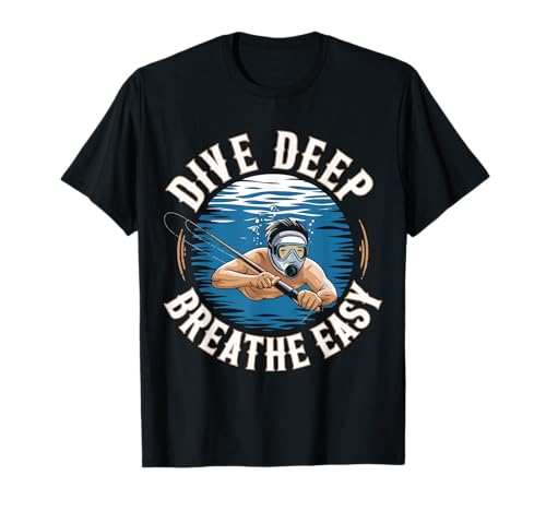 Pesca submarina divertida Fresco Apnea Camiseta