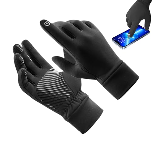 Guantes con forro térmico unisex táctiles de invierno para deporte y montaña