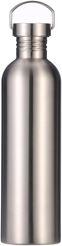 CDJ 51 oz Single Walled Stainless Steel Leak Proof Sports Water Bottle 18/8(304) metal water bottle for Cyclists, Runners, Hikers, Beach Goers, Picnics, Camping - BPA Free