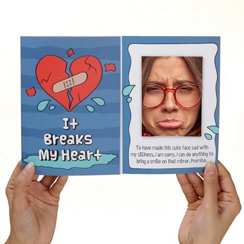 Image of Oye Happy - Sorry Mirror Card - Apology Gift for Your Loved Ones /Boyfriend /Girlfriend /Husband /Wife