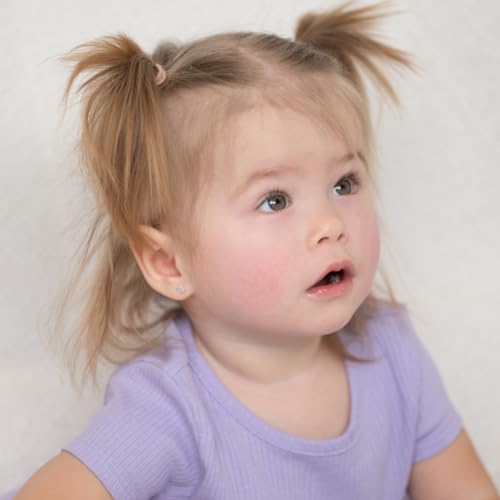 925 Sterling Silver Girls Small Elephant Prosperity Good Luck Screw Back Earring - Good Luck Charm Earrings Children - Lightweight and Safe For Sensitive Ears2