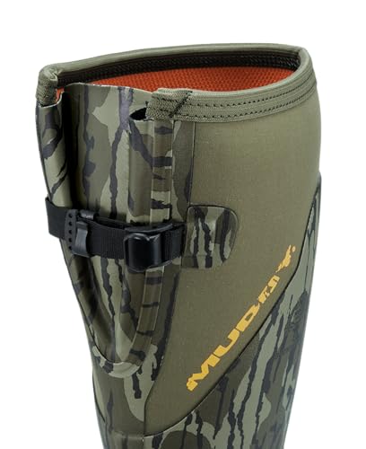 Muddy Outdoors DV8 17" Rubber Boots Rubber Mossy Oak Bottomland Men's 13 D3