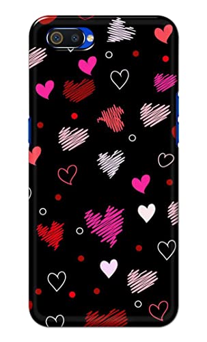 Image of PRINTFIDAA Vibrations of Love Hard Back Cover for Realme C2 / Oppo A1K, RMX1941, CPH1923 Back Cover -(P6) KAT1009