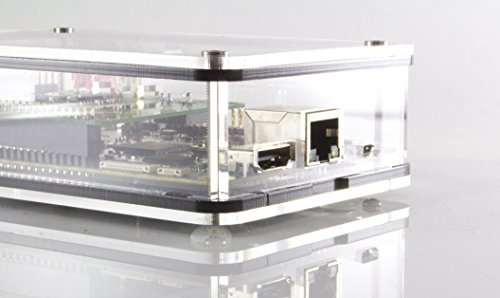 Gabinete Zebra para Pine64 ~ Negro Hielo Alto - C4Labs miniatura 3
