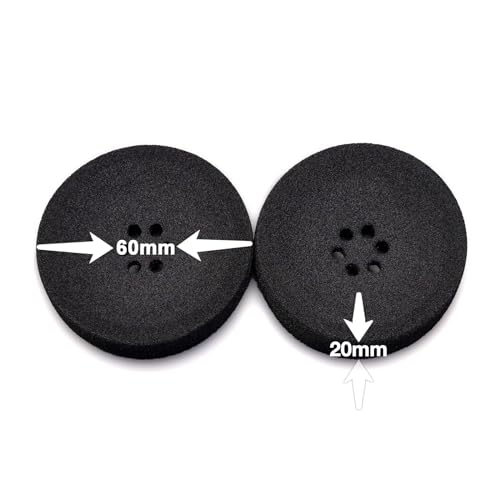 Voarmaks 3 Pairs Foam Cushion Ear Pads Kits Compatible with Koss Portapro Porta Pro Headphones Porta Pros Ksc75 Ksc35 Pads (Luxurious Black Sets/Kits) - Thumbnail 6