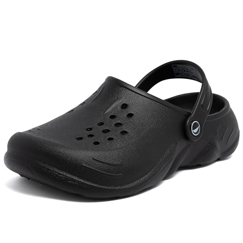 Image of Nautica Kids Clog Sandals - Slip-On Lightweight Water Shoes with Adjustable Heel Strap - Comfortable EVA Slip-Resistant Clogs for Boys & Girls - Toddler & Youth Sizes