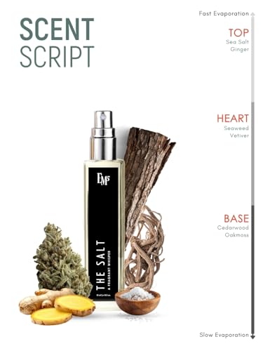 Image of EM5 The Salt EDP Perfume for Men | Marine Woody Salty Aromatic Fragrance | Strong and Long-Lasting Eau De Parfum Spray | Luxury Gift for Him 15ml