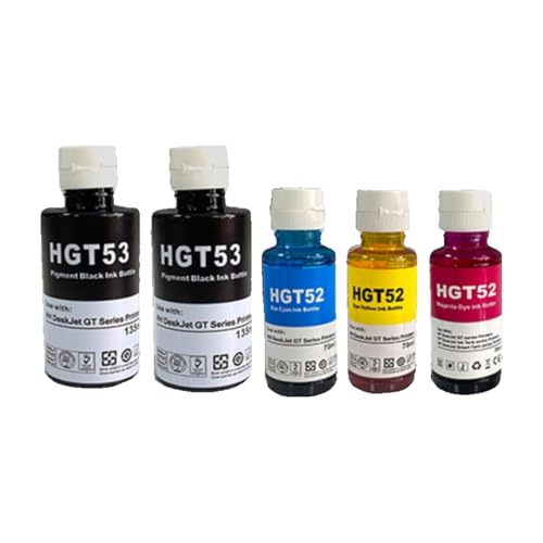 Encre GT51 GT53XLBK noir haute capacité pour imprimante Jet d'encre domestique et de bureau