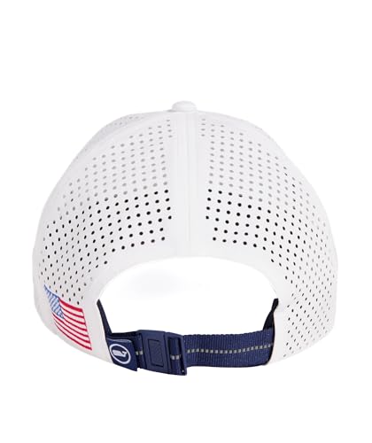 Image of Vineyard Vines Men's American Flag OTG Perforated Baseball Hat