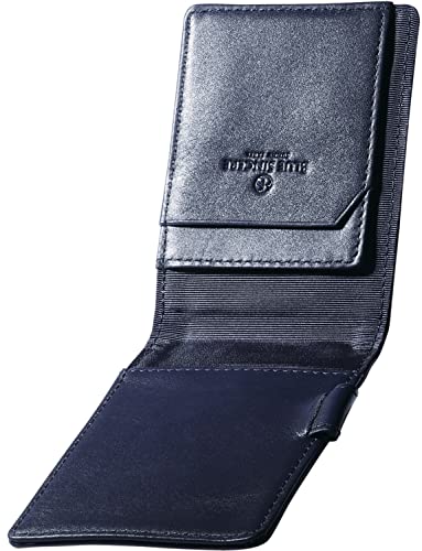 [BLUE SINCERE] ロデイアカバー No11 革 縦型 メモ帳 ペン ホルダー カードポケット 付き ベジタブルタンニン鞣し 本革 プレミアム レザー / Rhodica11 ロディカ11 RD1 (ダークネイビー)