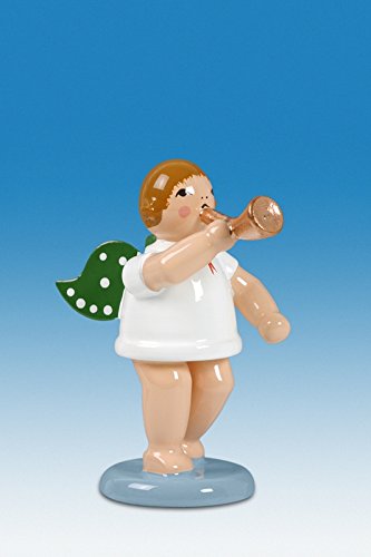 Ange de Noël en bois Rudolphs Schatzkiste figurine artisanale des Montagnes Métalliques