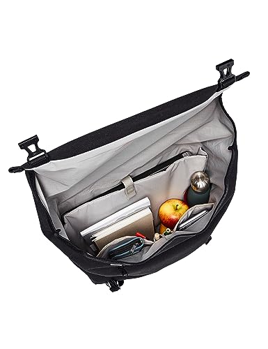 Vaude Borsa Da Bicicletta Per Portapacchi Augsburg Iv 14L, Verde, Elegante Borsa Per Bicicletta Da Lavoro, 100% Impermeabile, Borsa Per Portapacchi Posteriore, Facile Da Fissare, Made In Germany - 8