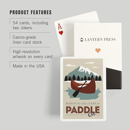 Lantern Press Murphys California Naipes Poker 52 Cartas miniatura 3
