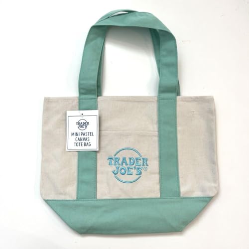 Trader Joe's ミニ パステル トートバッグ パステルグリーンのサムネイル