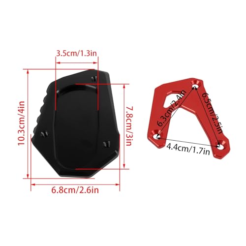 Béquille latérale agrandisseur Vstrom 800DE pour éliminer le risque d'enfoncement