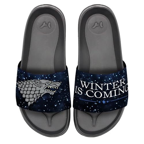 Popfunk Game of Thrones Winter is Coming Unisex Adult Slides Sandals Officially Licensed Hypd Slydr Switch™