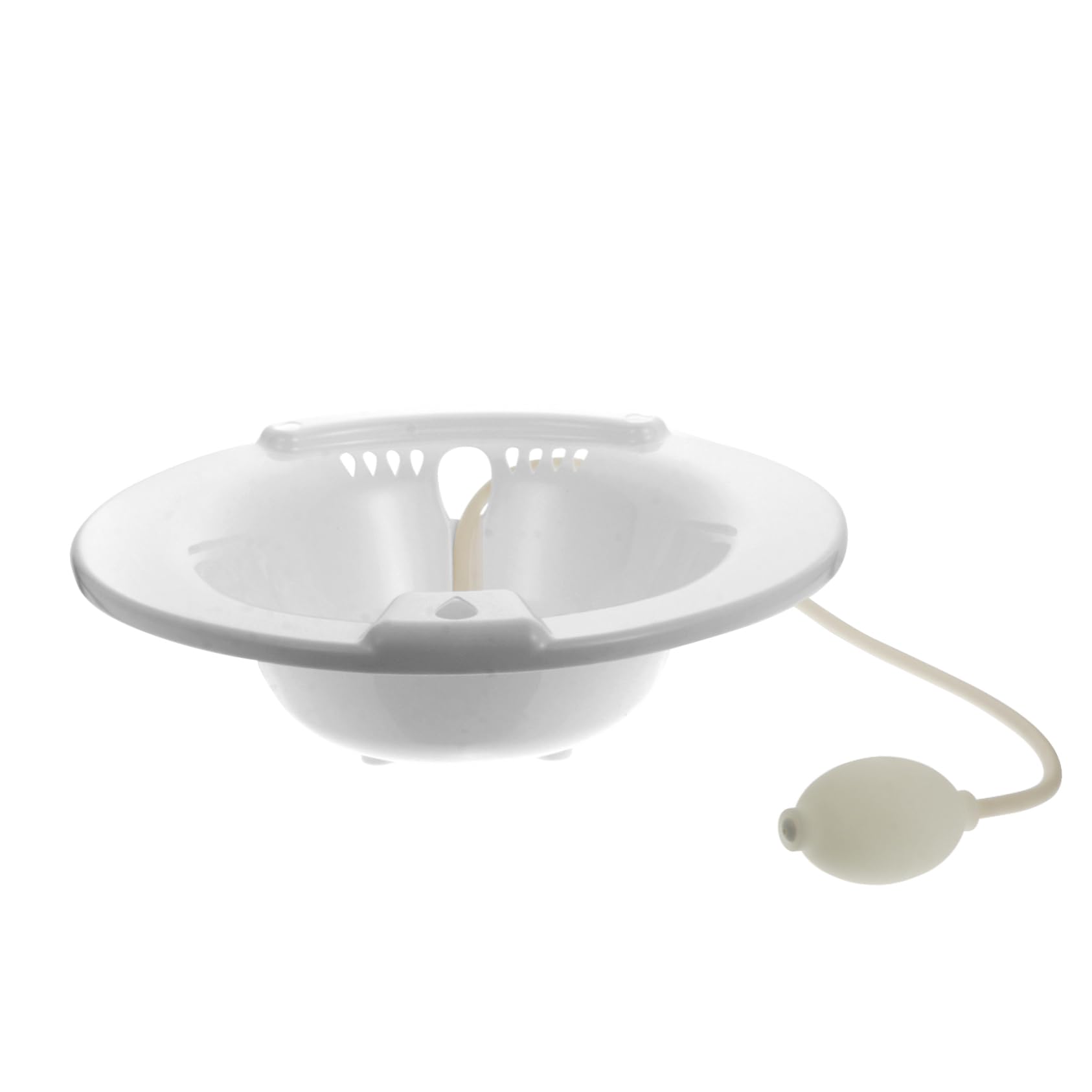 Bacino Sitz Bath Bianco in Pp per Assistenza Post Parto | Design Ergonomico e Struttura Ispessita, per Donne in Gravidanza e Persone Sedute, Uso Igienico Quotidiano