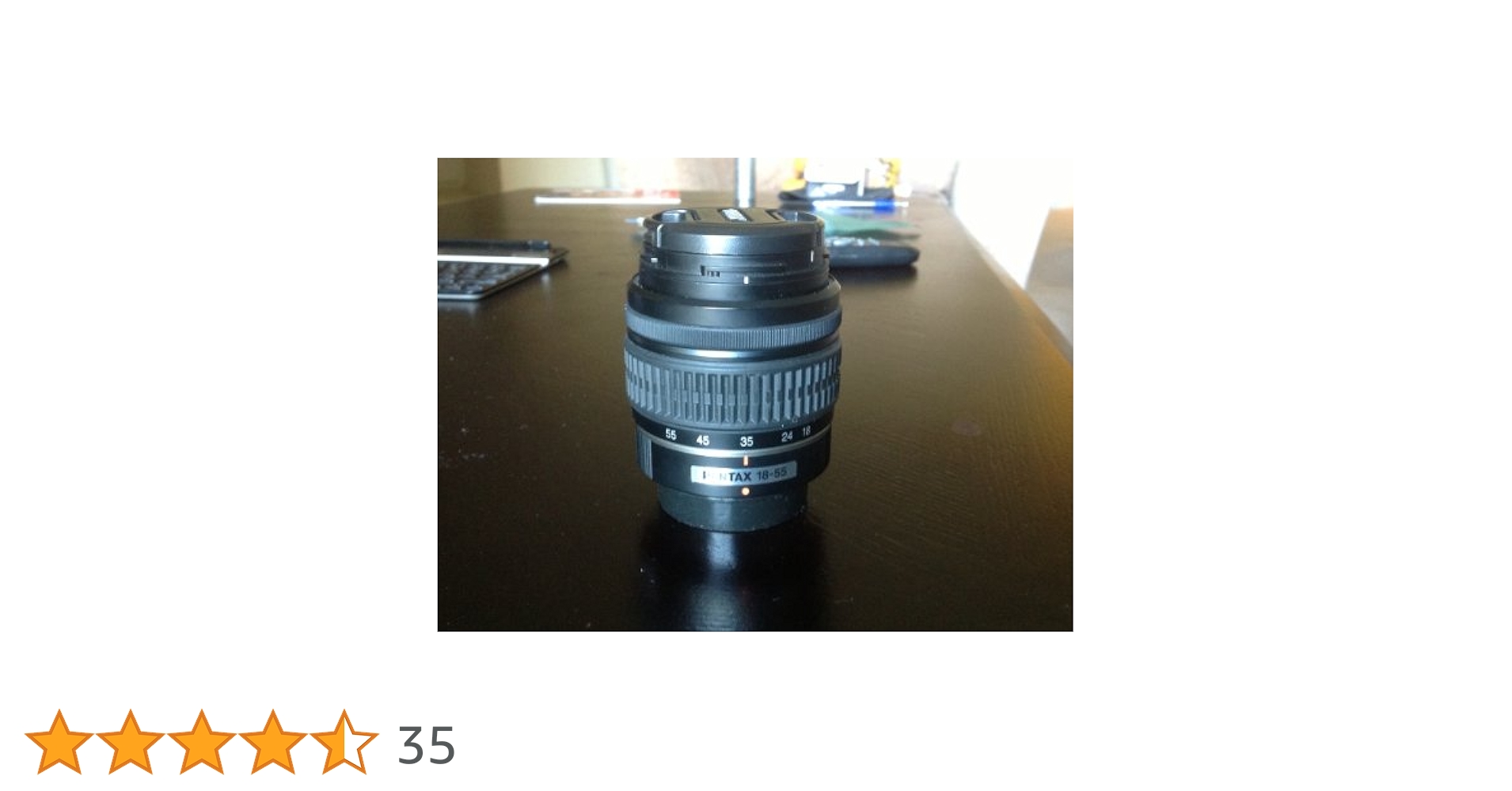Amazon | Pentax SMC Pentax-DA L 18-55mm F3.5-5.6 AL (21827
