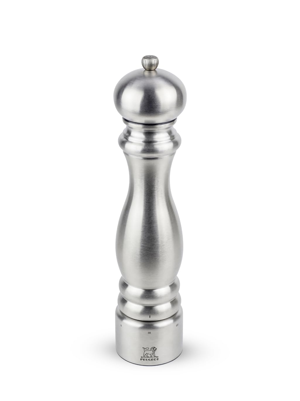 Paris Chef u'Select Manual Pepper Mill - Adjustable Grinder - Stainless Steel