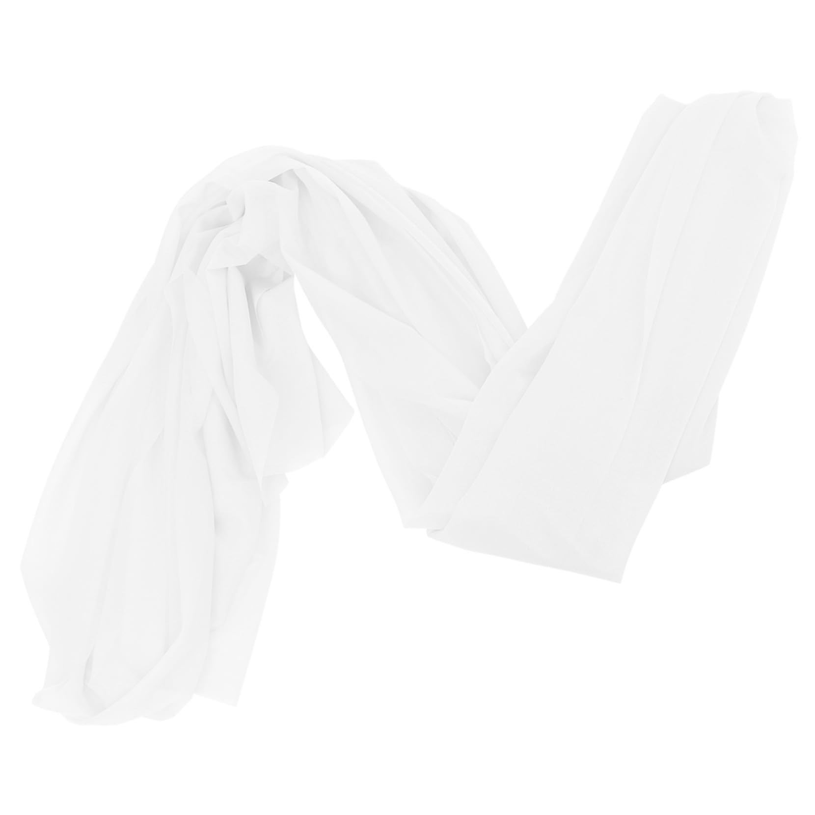 VICASKY 5 Stück Hochzeitsbogen Weiß Transparent Sheer Arch Draping Fabric für Party Deko Leichter Faltbarer Vorhang für Zeremonie Wohnzimmer Schlafzimmer Feierdekoration