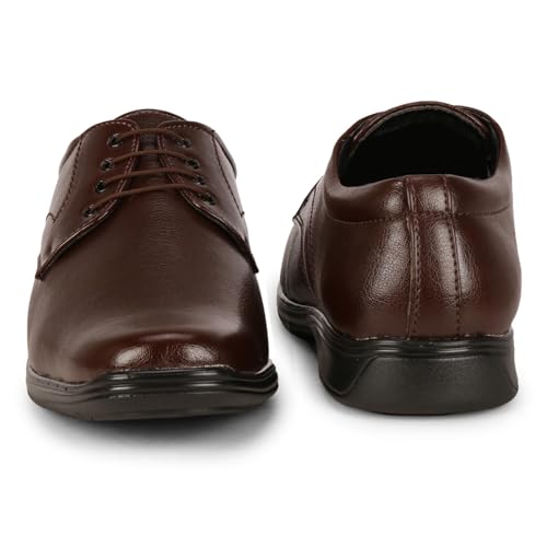 Image of Wenzal Men's Synthetic Lace Up Office wear Comfortable Formal Shoes | Casual Shoes for Men| Royal Look Shoes for Men