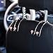 SAVORI Auto Hooks Bling Car Hangers Organizer Seat Headrest Hooks Strong and Durable Backseat Hanger Storage Universal for SUV Truck Vehicle 2 Pack (Pink)