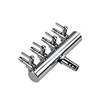 AQUANEAT 4 Way Aquarium Control Valve, Fish Tank Air Valve, Air Flow Distributor Splitter for Air Pump (Middle 4 Way)