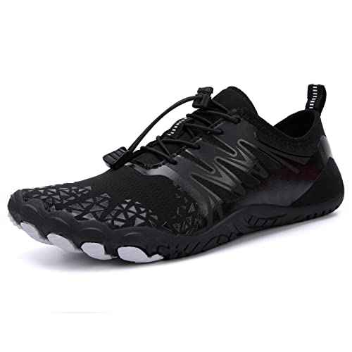 FELOVE Badeschuhe Schnelltrocknende Wasserschuhe Aquaschuhe Barfuß Schuhe Schnell Trocknend Strandschuhe Schwimmschuhe für Damen und Herren Yoga Cover