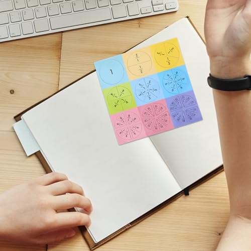 Fracciones magnéticas didácticas para aprender matemáticas interactuando en la pizarra escolar 6