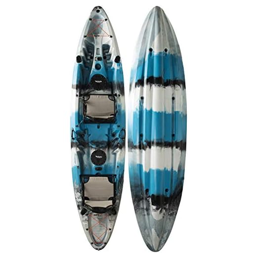 Vanhunks Voyager Deluxe Kayak 12ft (Blue)