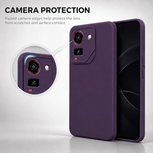 Image of FIRST MART Matte Silicone Back Cover for AI+Pluse - Purple