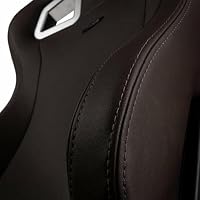 noblechairs Epic Gaming-Stuhl – PU-Hybrid-Leder – Java-Edition – bis zu 120 kg Benutzer – Lendenwirbelstütze – ergonomisch – Kissen enthalten – Heimbürostuhl – Computer-Schreibtischstuhl – Ansicht 9